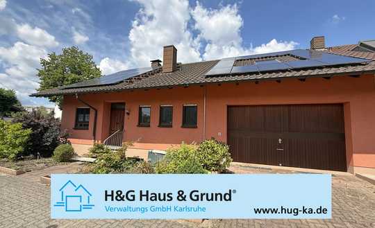 Einfamilienhaus mit Einliegerwohnung und weiterem Ausbaupotential! Garten + Doppelgarage in Neureut!