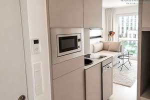KAPITALANLAGE - FULL SERVICED APT - Zentrales 1 Zi Apartment - studiomuc FFM - möbliert – 60326 Gallus, Frankfurt am Main – Vorschaubild 2