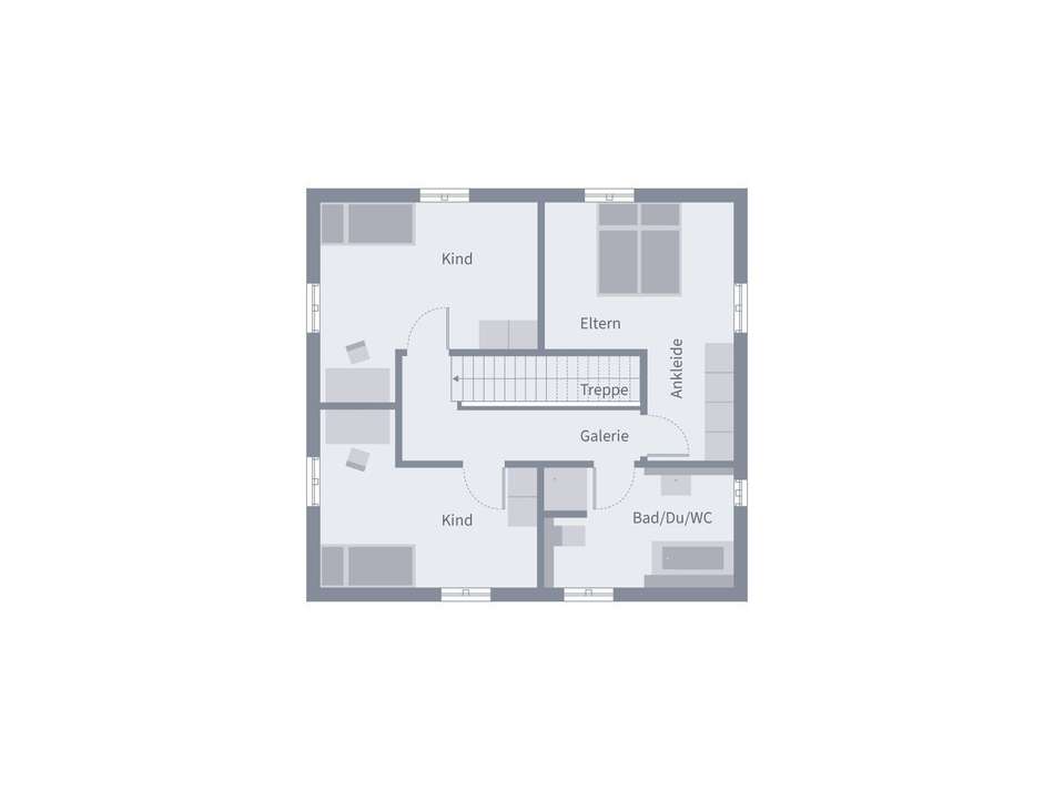 Grundriss Obergeschoss