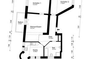 Helle Drei-Zimmerwohnung mit Balkon im 1. OG. Solingen Mitte. – Die vollständige Adresse der Immobilie erhältst du vom Anbieter., 42651 Solingen-Mitte, Solingen – Vorschaubild 14