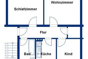 Gepflegt wohnen mit Blick ins Grüne – 3-Zimmer-Wohnung mit sonniger Loggia – Theodor-Heuss-Str. 32, 38444 Detmerode, Wolfsburg – Vorschaubild 4