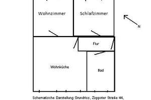 Ab zum 01.10.2026: 2-Zimmer plus Wohnküche, mit modernem Tageslichtbad – 40599 Hassels, Düsseldorf – Vorschaubild 8