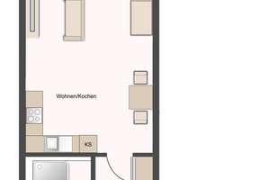 Neubau 1-Zimmer-Wohnung mit Balkon im YORK-Quartier – Die vollständige Adresse der Immobilie erhältst du vom Anbieter., 48167 Gremmendorf-West, Münster – Vorschaubild 6