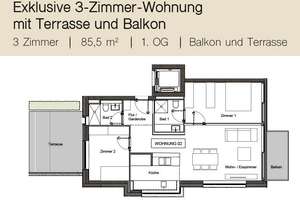 Exklusive 3-Zimmer-Wohnung am Frauenkopf! – Die vollständige Adresse der Immobilie erhältst du vom Anbieter., 70184 Frauenkopf, Stuttgart – Vorschaubild 17