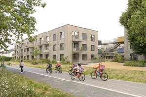 Preisgekröntes Wohnen: Deutscher Architekturpreis 2025 - Franklin-Village in Holzbauweise- – Franklin-D.-Roosevelt-Straße 98-108, 68309 Käfertal, Mannheim – Vorschaubild 7