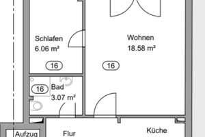 Am Conti-Campus: 1,5-Zimmer-Wohnung mit Balkon und Einbauküche – An der Christuskirche 19, 30167 Nordstadt, Hannover – Vorschaubild 7