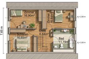 EXCLUSIV: 2.200€ € : Haus 142 m² auf 830 m2 in Bernau Mietkauf++, EBK, DG, PV Anlage, bezugsfertig, – Die vollständige Adresse der Immobilie erhältst du vom Anbieter., 16321 Bernau bei Berlin – Vorschaubild 6