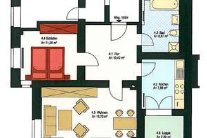 Schick sanierte 2-Zimmer-Wohnung mit separater Küche und Balkon – 1129 Pieschen-Nord/Trachenberge, Dresden – Vorschaubild 2