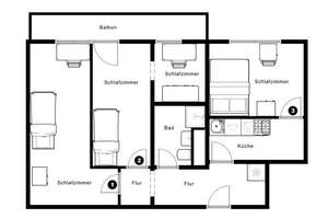 Freies WG-Zimmer 01.10 - Nähe Varisano Klinikum - Shared flat – 65929 Unterliederbach, Frankfurt am Main – Vorschaubild 6