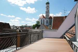 Einzigartige Dachterrassenwohnung im Loftstil mit Blick auf St. Ulrich A-STADTMITTE (Milchberg) – Milchberg 26, 86150 Lechviertel, östl. Ulrichsviertel, Augsburg – Vorschaubild 1