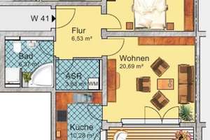 Balkon, Ruhe, Waldblick + Einbauküchenoption – was willst du mehr? – Irmtraud-Morgner-Straße 3, 9131 Ebersdorf, Chemnitz – Vorschaubild 10