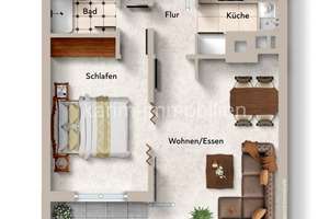 Top-Lage Freiburg : Charmante 2-Zimmer-Eigentumswohnung mit großzügiger Terrasse in Bahnhofsnähe