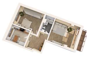 Ruhige 2-Raum-Wohnung mit Balkon zum Innenhof * zentrumsnahe Lage * AfA i.H.v. ca. 6,5 % p.a.! – Lommatscherplatz 4, 1139 Mickten, Dresden – Vorschaubild 7