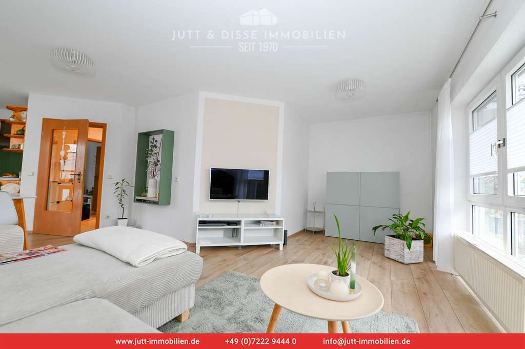 Immobilie in Au am Rhein - Modernisierte 2 Zimmer Erdgeschosswhg. mit Balkon und Parkplatz in ruhiger Wohnlage in Au am Rhein - Bild 1