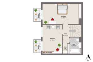 Repräsentatives Townhouse in malerischer Innenhoflage: Exklusives Wohnen im Stadtzentrum – Die vollständige Adresse der Immobilie erhältst du vom Anbieter., 80339 Schwanthalerhöhe (Ortsteil), München – Vorschaubild 14