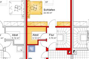 Modernes Neubau- Reihenhaus in Mannheim Wallstadt mit Terrasse, Garten, Dachloggia ✨, und Carport 🚘 – Die vollständige Adresse der Immobilie erhältst du vom Anbieter., 68259 Wallstadt, Mannheim – Vorschaubild 9