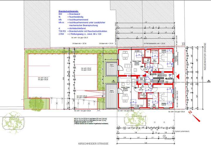 Bauantragsplanung EG