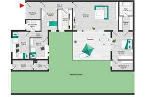 ***RESERVIERT*** Charmanter Atrium-Bungalow in ruhiger Lage von Hamburg-Hummelsbüttel – Hamburg – Vorschaubild 9