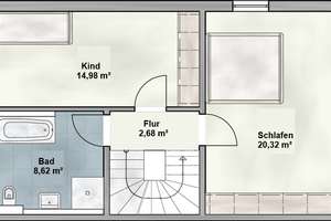 Neubau einer modernen Doppelhaushälfte mit viel Platz, schön gelegen in Hohenwart bei Ingolstadt – Die vollständige Adresse der Immobilie erhältst du vom Anbieter., 86558 Hohenwart – Vorschaubild 12