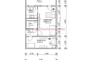 2-Raumwohnung mit Balkon in ruhiger Lage – Bruno-Beye-Ring 47, 39130 Neu Olvenstedt, Magdeburg – Vorschaubild 2