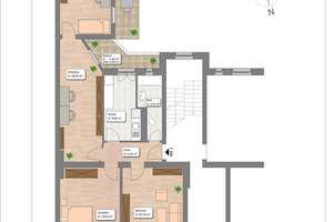 4-Zi-Wohnung in begehrter Lage von Potsdam-Babelsberg mit Balkon und Terrasse im Innenhof – Siemensstraße 29A, 14482 Babelsberg Süd, Potsdam – Vorschaubild 5