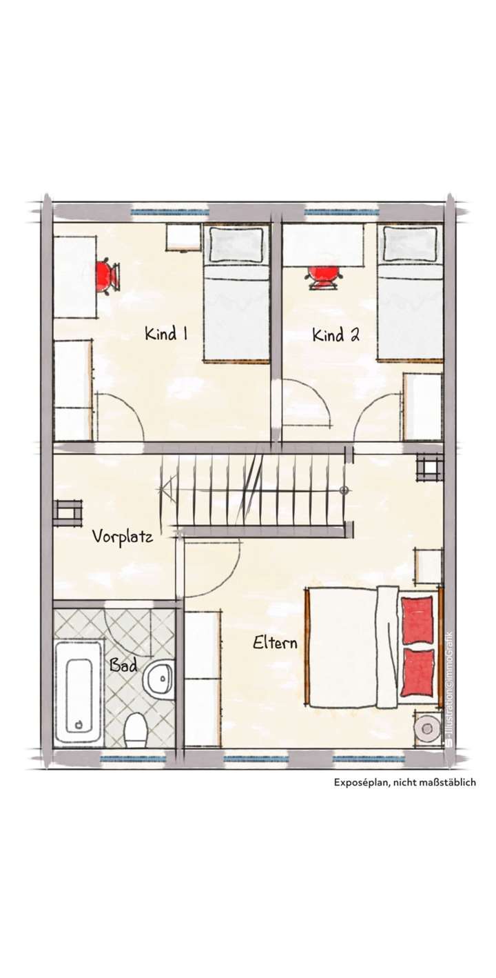 Grundriss Obergeschoss