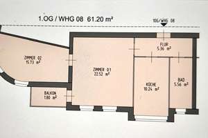 Saniertes 2-Zimmer-Apartment in Berlin-Zehlendorf – Königstrasse 31, 14163 Zehlendorf, Berlin – Vorschaubild 2