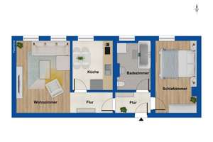 Denkmalschutz: Stilvolle, vermietete 2‑Zimmer‑Wohnung mit Altbaucharme in grüner Chemnitzer Lage – Die vollständige Adresse der Immobilie erhältst du vom Anbieter., 9131 Ebersdorf, Chemnitz – Vorschaubild 4