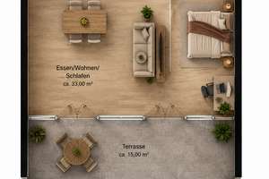 Studiowohnung im Gartengeschoss - exklusiv wohnen am Stadtpark Chemnitz – Beckerstraße 35 a, 9120 Kapellenberg, Chemnitz – Vorschaubild 4