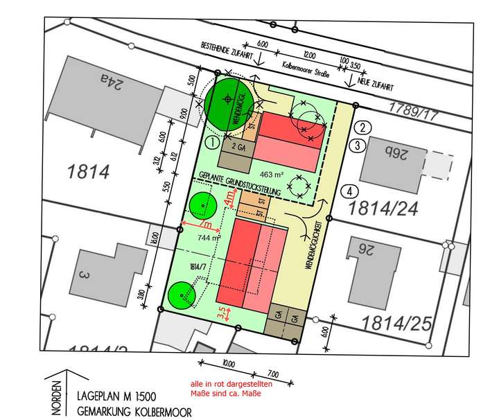 Vorbescheid mit Bestand
