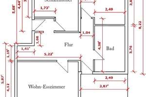 Sehr gepflegte 2-Zimmer-Wohnung inkl. Dachbalkon mit Panoramablick über das Neckartal – Die vollständige Adresse der Immobilie erhältst du vom Anbieter., 71726 Benningen am Neckar – Vorschaubild 6