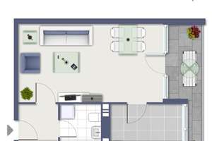 Großzügiges 1-Zimmer-Appartement mit Balkon in N-Langwasser – Die vollständige Adresse der Immobilie erhältst du vom Anbieter., 90471 Langwasser Nordwest, Nürnberg – Vorschaubild 12