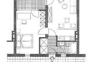 möbeliertes zwei Zimmerapartment  und Süd-Balkon in Düsseldorf/ Holthausen – Bonner Straße 18b, 40589 Holthausen, Düsseldorf – Vorschaubild 7