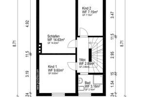 Reihenhaus mit Südgarten - Balkon und Ausbaupotenzial – Die vollständige Adresse der Immobilie erhältst du vom Anbieter., 28277 Kattenesch, Bremen – Vorschaubild 22