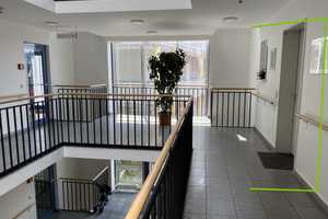 Barrierefreie 2-Zi-Whg. mit Balkon in Residenz. 64 m², Küche mit moderner EBK, Diele & Duschbad. – Hardtstr. xx, 42107 Wuppertal – Vorschaubild 7