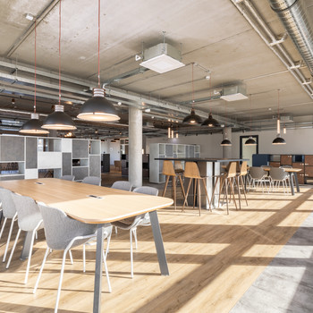 Coworking-Bereich in Regus Prinzenpark