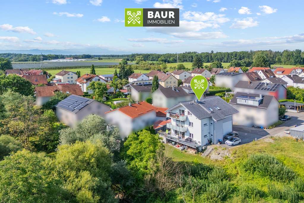 Immobilie in Meckenbeuren - 360° I  Leben am Wasser: Großzügiges Mehrfamilienhaus direkt an der Schussen - Bild 1