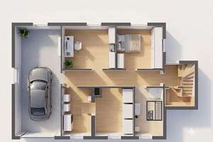 Familienfreundliches Wohnen | 4 Zimmer mgl. | EBK | Sauna | Fußbodenheizung | Carport & Garage – 4249 Hartmannsdorf-Knautnaundorf, Leipzig – Vorschaubild 28