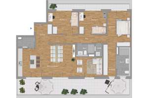 „Luxuriöses Penthouse mit privater Dachterrasse, Master-Suite und nachhaltigem Energiekonzept“ – 63067 Ledermuseum, Offenbach am Main – Vorschaubild 11