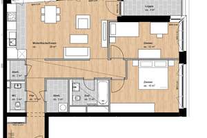 Gut geschnittene 3-Zimmer-Wohnung mit Loggia im Stadtteil Hammerbrook – Sonninstraße 22, 20097 Hammerbrook, Hamburg – Vorschaubild 17