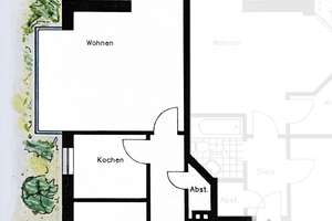 Wohnen im Grünen: 2-Zi.-EG-Wohnung mit Süd-West-Garten in Volksdorf – Die vollständige Adresse der Immobilie erhältst du vom Anbieter., 22359 Volksdorf, Hamburg – Vorschaubild 9