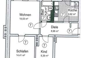 *Ideal für Eigennutzer: Attraktive 3-Raum-Wohnung mit Balkon & Einbauküche* – Lutherstraße 38, 9126 Lutherviertel, Chemnitz – Vorschaubild 2