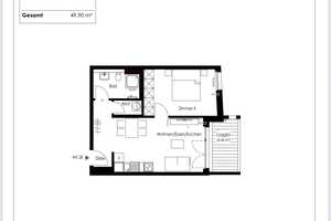 Stilvolle 2-Raum-Wohnung mit Balkon und Küche in Köln Rodenkirchen – Brückenstraße 114, 50996 Köln – Vorschaubild 13