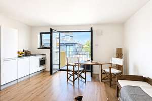 SCHWABINGER GERBERHÖFE: Großzügige 1-Zimmer-Wohnung mit Balkon und Blick auf den Olympiaturm – Sailerstr. 15, 80809 Am Luitpoldpark, München – Vorschaubild 5