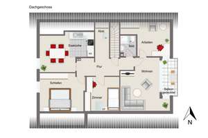 3-Zimmer-Dachgeschosswohnung mit Garten – Die vollständige Adresse der Immobilie erhältst du vom Anbieter., 85049 West, Ingolstadt – Vorschaubild 15