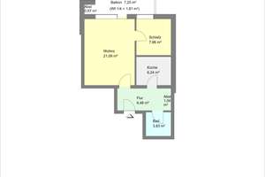 Alltagstaugliche 2-Zimmer-Wohnung in Gelsenkirchen