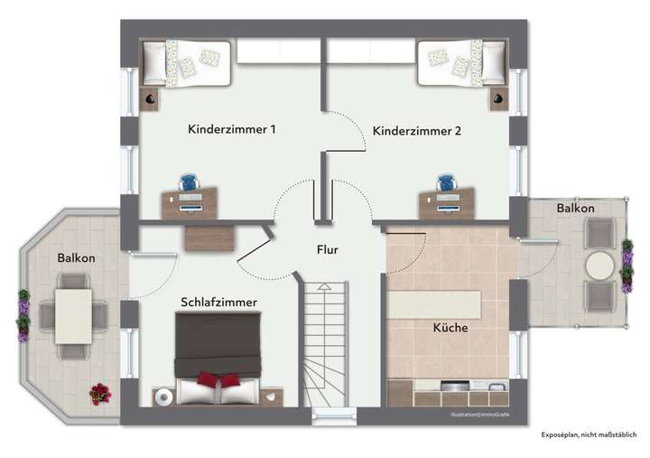 Grundriss Obergeschoss