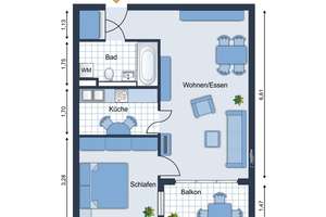 Hollenders Immobilien: Attraktive 2-Zimmer-Wohnung in modernem Mehrfamilienhaus mit Tiefgarage – Die vollständige Adresse der Immobilie erhältst du vom Anbieter., 50937 Klettenberg, Köln – Vorschaubild 14