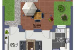 Helle neuwertige Eigentumswohnung mit eigenem Garten und Tiefgaragenstellplatz im Quartier Colonia – Die vollständige Adresse der Immobilie erhältst du vom Anbieter., 51103 Kalk (Ortsteil), Köln – Vorschaubild 27
