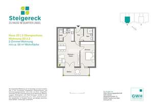 antaris Immobilien GmbH ** 2-Raum-Erstbezug mit Balkon im beliebten Steigereck ** – Die vollständige Adresse der Immobilie erhältst du vom Anbieter., 99096 Löbervorstadt, Erfurt – Vorschaubild 9